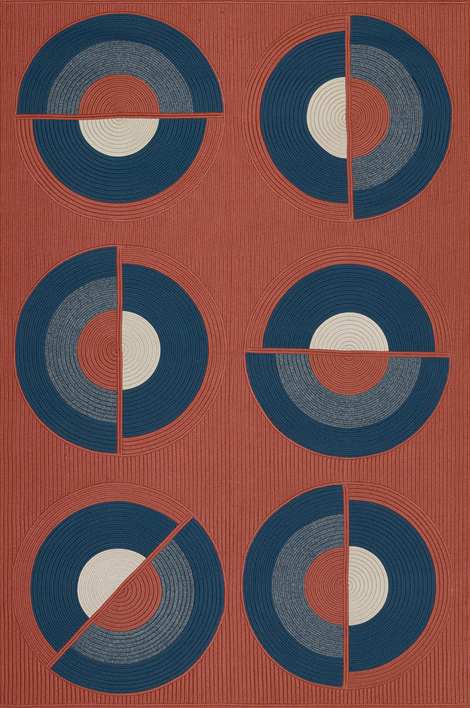 Tapis brique en polyester - Cyclo Brique - 1 - Toulemonde Bochart