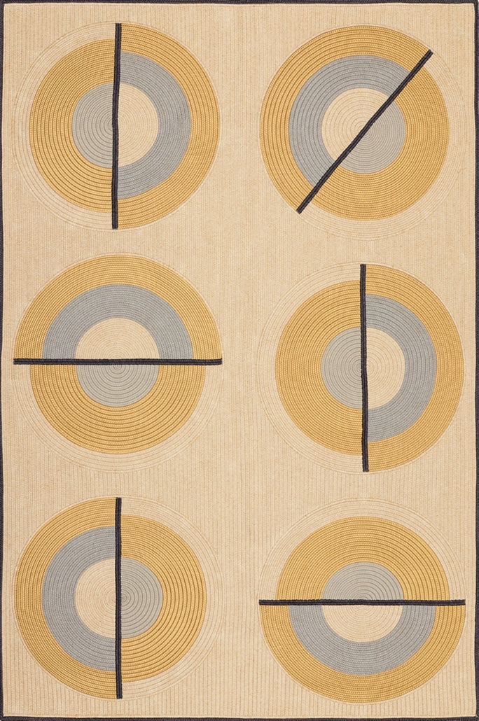 Tapis beige en polyester - Cyclo Naturel - 1 - Toulemonde Bochart