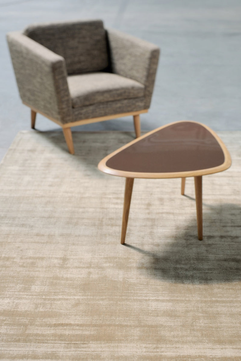 Tapis gris en tencel - Echo Perle - 2 - Toulemonde Bochart