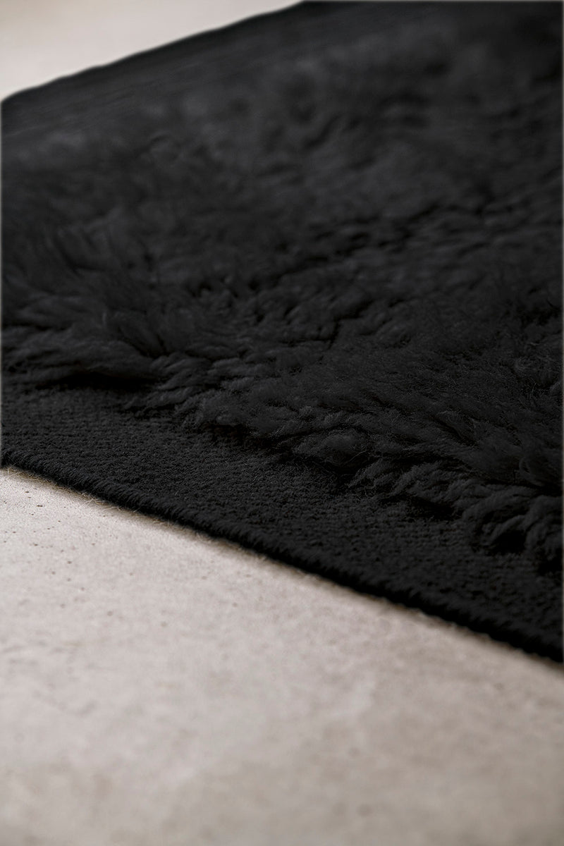 Tapis noir 100% laine - Fez Noir - 3 - Toulemonde Bochart