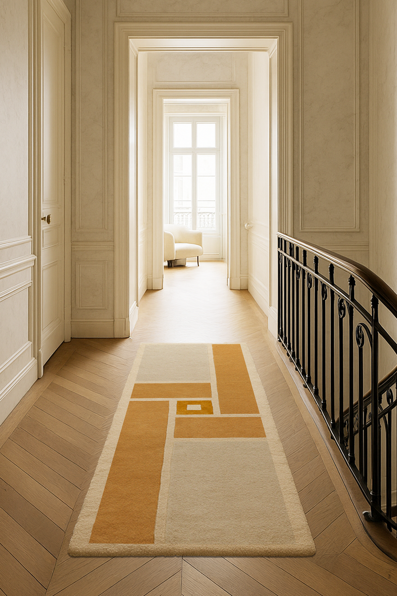 Tapis beige en laine et viscose - Vintage Beige - 6 - Toulemonde Bochart