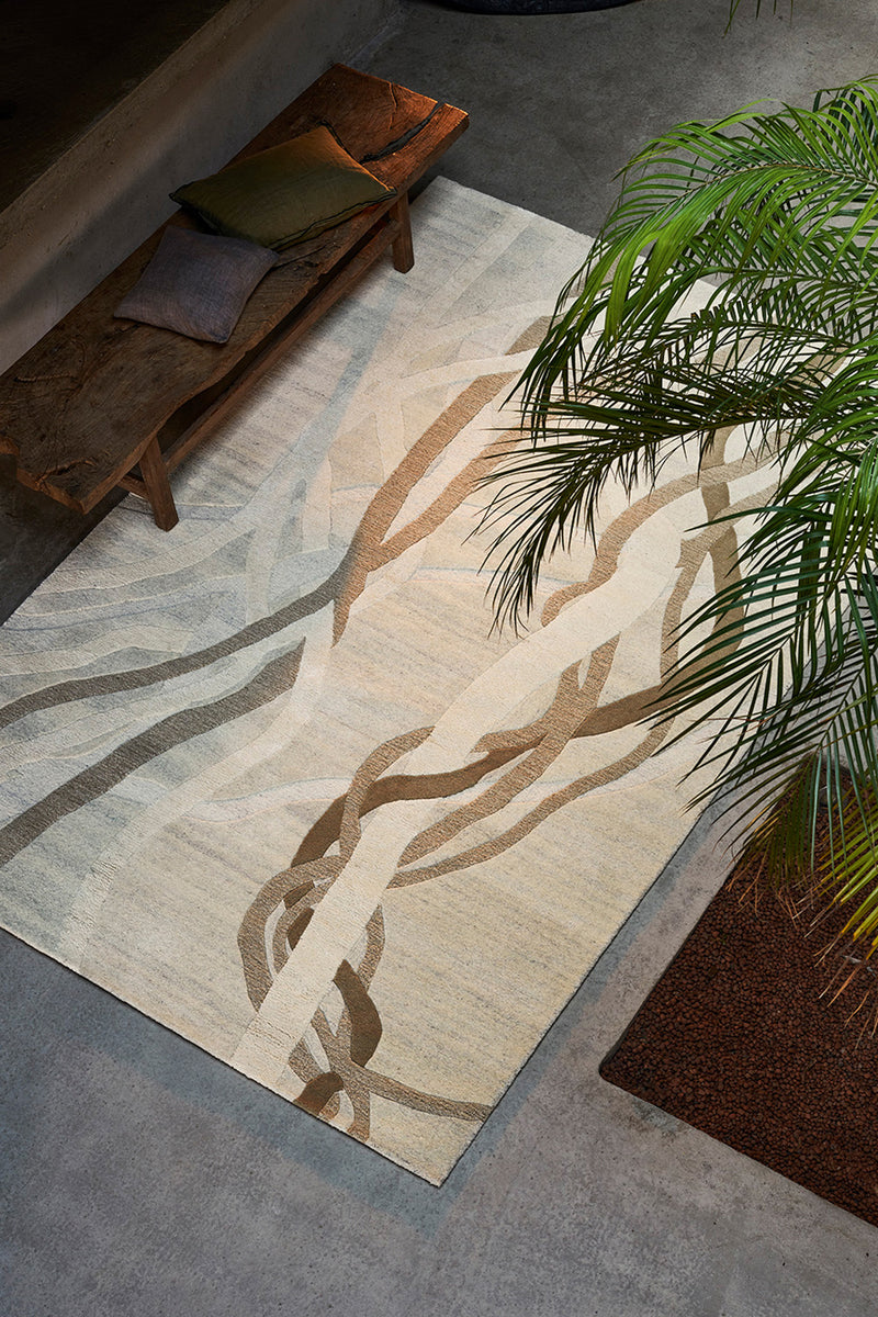 Tapis beige en laine - Lianes Naturel - 2 - Toulemonde Bochart