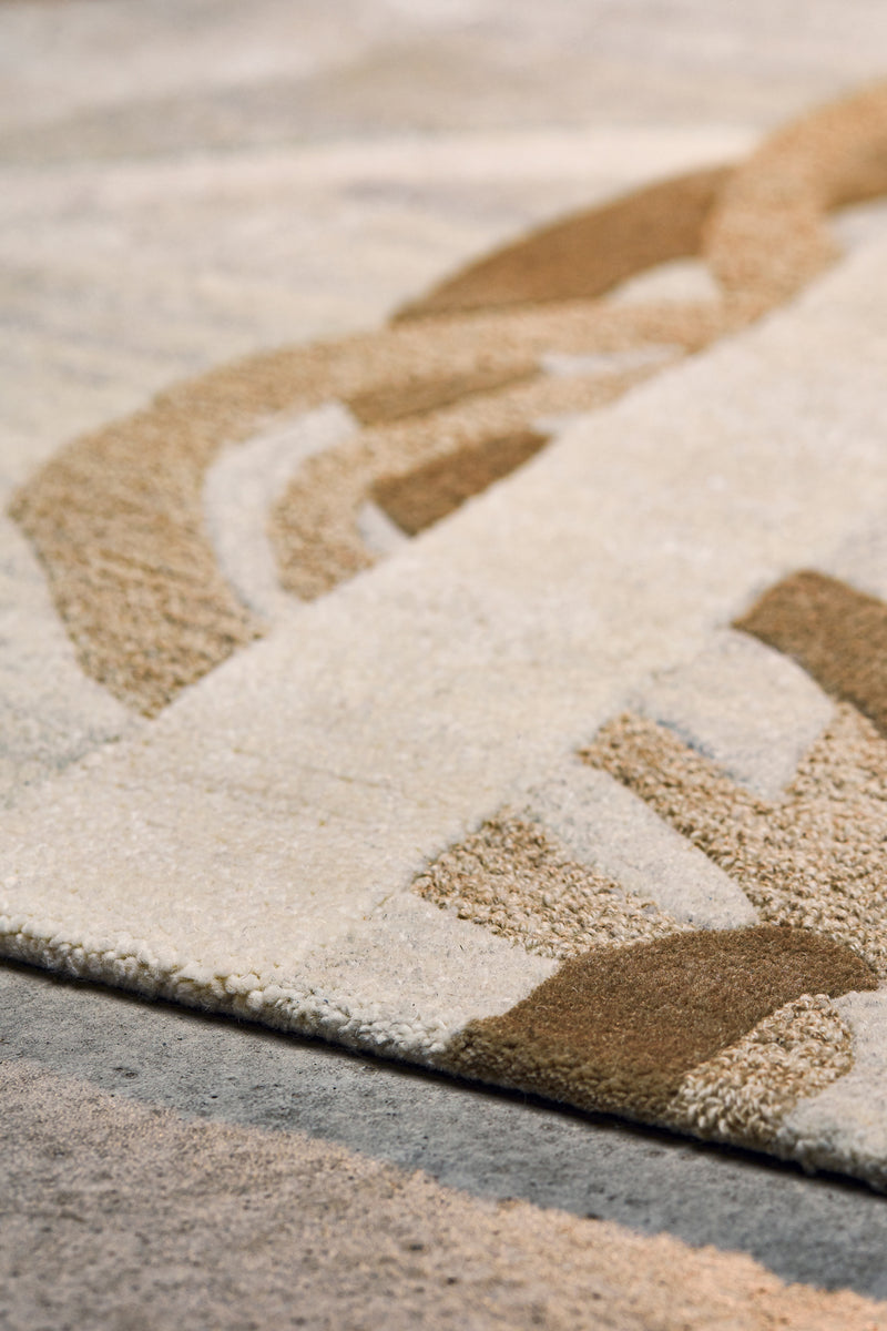 Tapis beige en laine - Lianes Naturel - 3 - Toulemonde Bochart