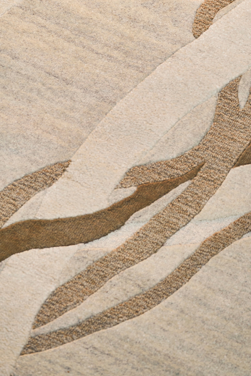 Tapis beige en laine - Lianes Naturel - 4 - Toulemonde Bochart