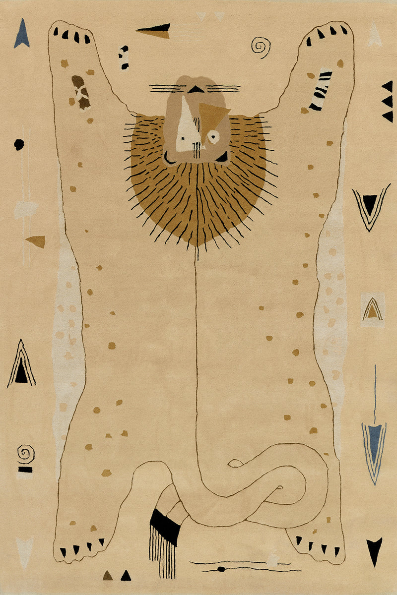 Tapis beige en laine - Lion Beige - 1 - Toulemonde Bochart
