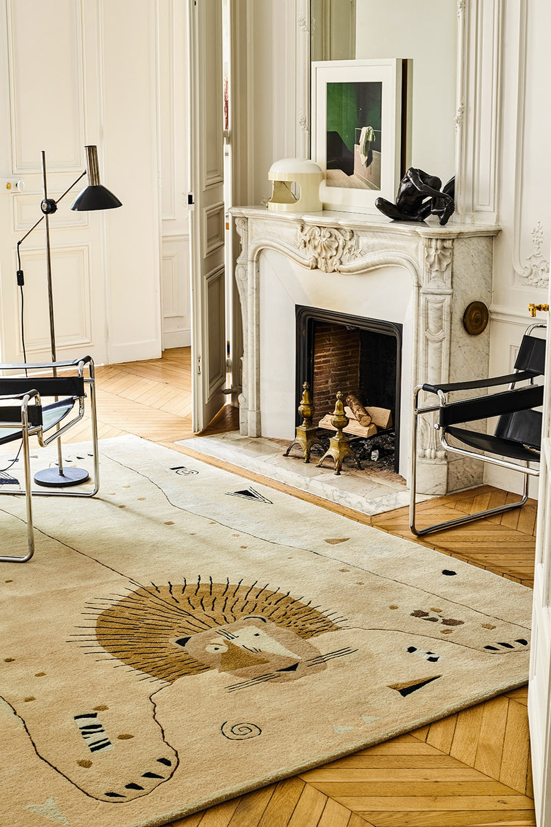 Tapis beige en laine - Lion Beige - 2 - Toulemonde Bochart