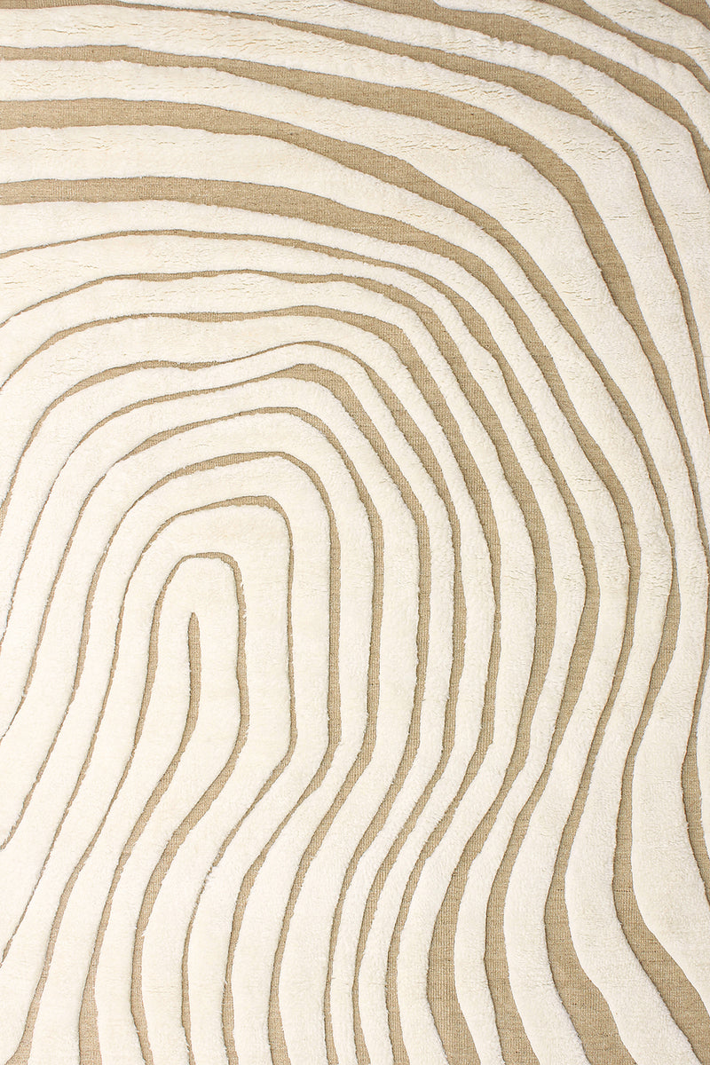 Tapis blanc en laine - Minotaure Blanc - 1 - Toulemonde Bochart