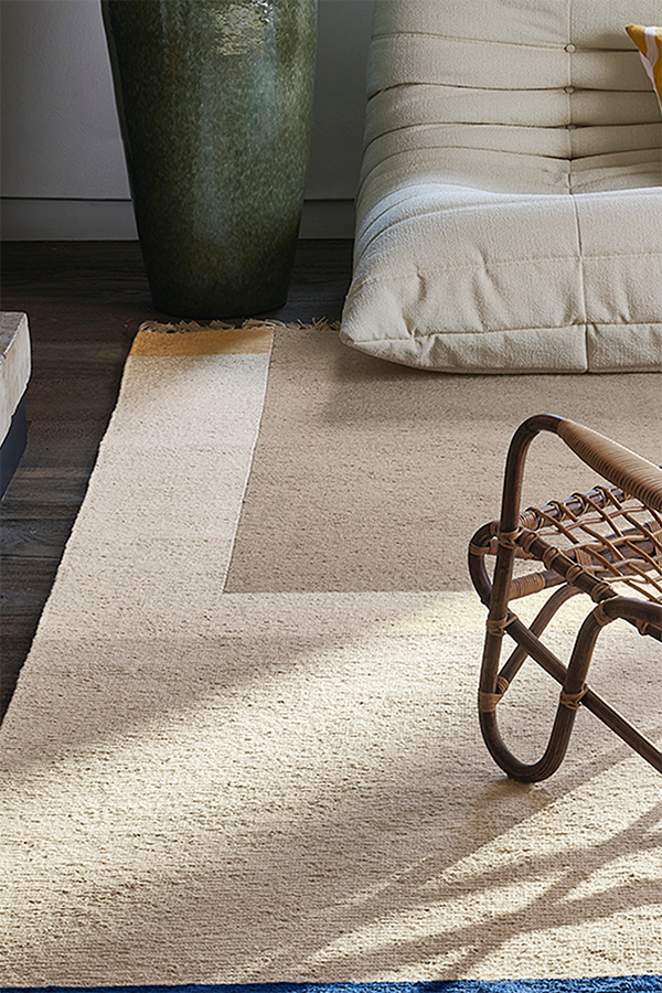 Tapis beige en PET polyester recyclé - Piet Mastic - 2 - Toulemonde Bochart