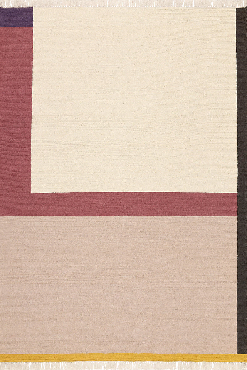Tapis beige en PET polyester recyclé - Piet Sable - 1 - Toulemonde Bochart