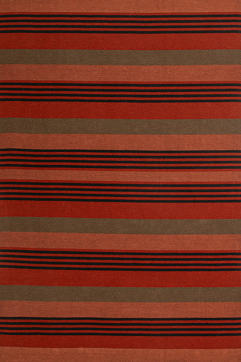 Tapis rouge en polyester - Pompei Feu - 1 - Toulemonde Bochart