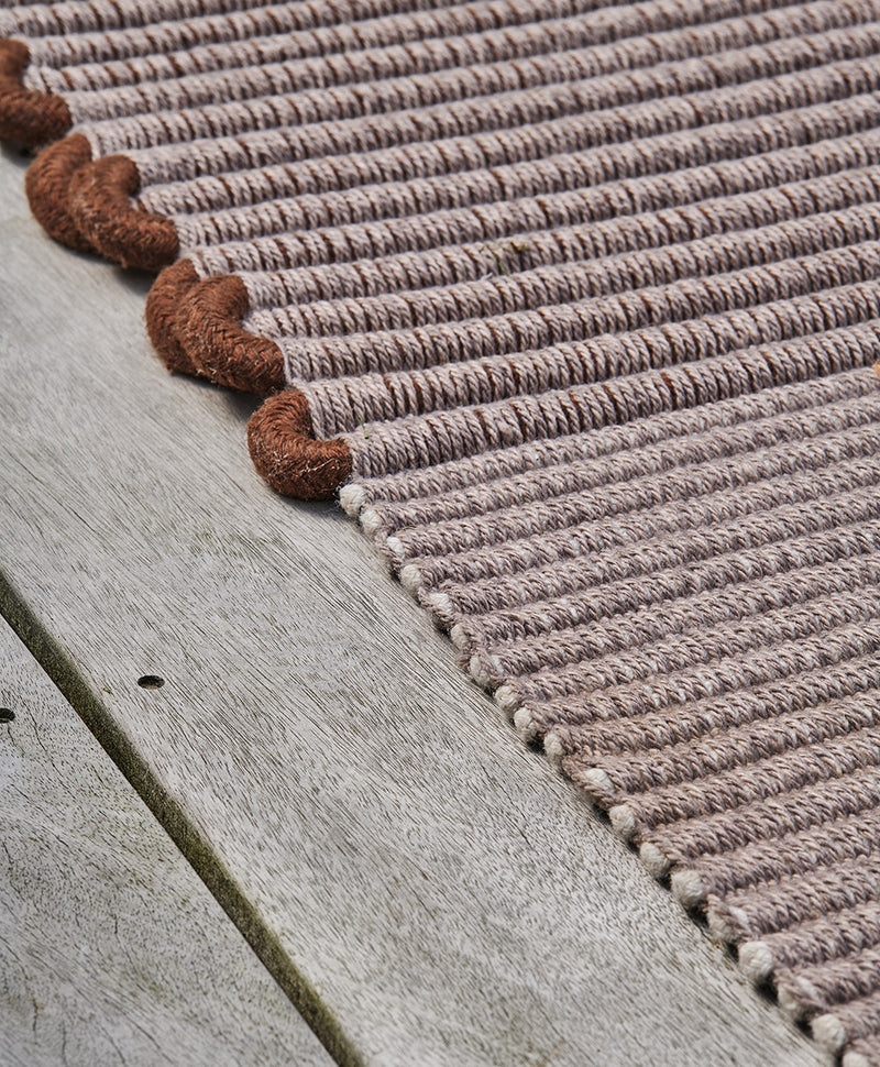 Tapis brun en PET - Cabestan Marron - 3 - Toulemonde Bochart