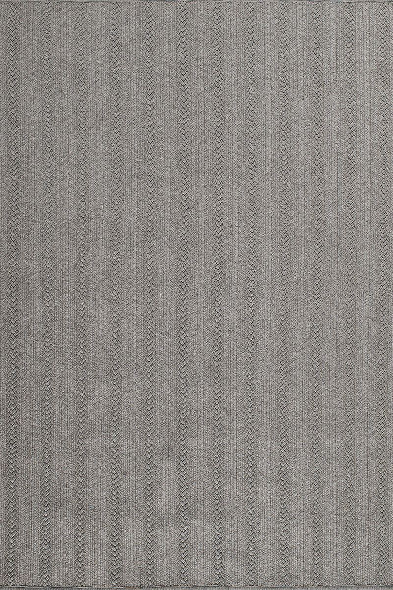 Tapis gris en polypropylène - Torsade Gris - 1 - Toulemonde Bochart