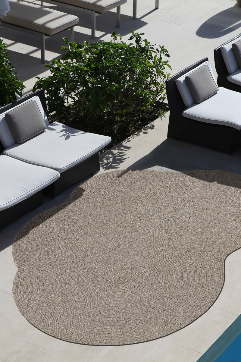 Tapis gris en polypropylène - Cloud Gris - 2 - Toulemonde Bochart