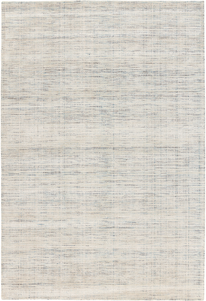 Tapis bleu en laine et fibre de bambou - Dotty Azur - 1 - Toulemonde Bochart