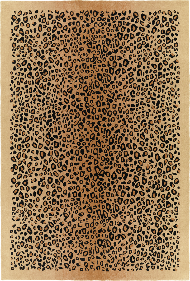 Tapis brun en laine - Leo Beige - 1 - Toulemonde Bochart