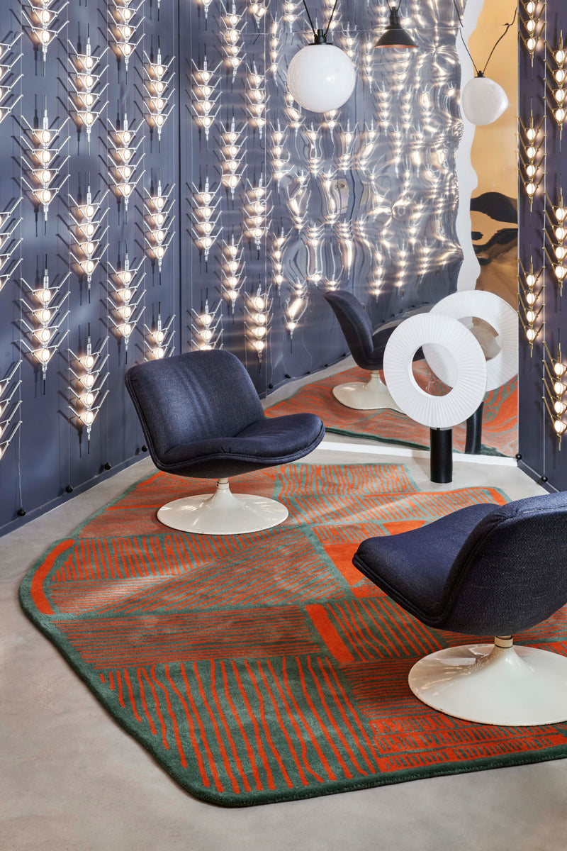 Tapis rouge en laine - Antica Rouge - 2 - Toulemonde Bochart