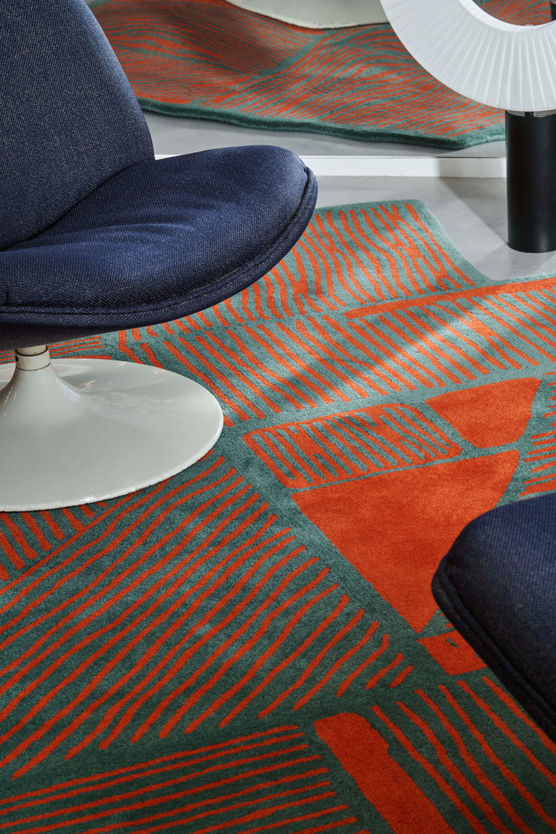 Tapis rouge en laine - Antica Rouge - 3 - Toulemonde Bochart