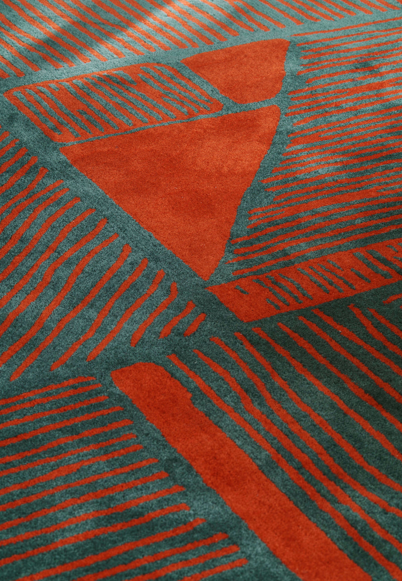 Tapis rouge en laine - Antica Rouge - 4 - Toulemonde Bochart