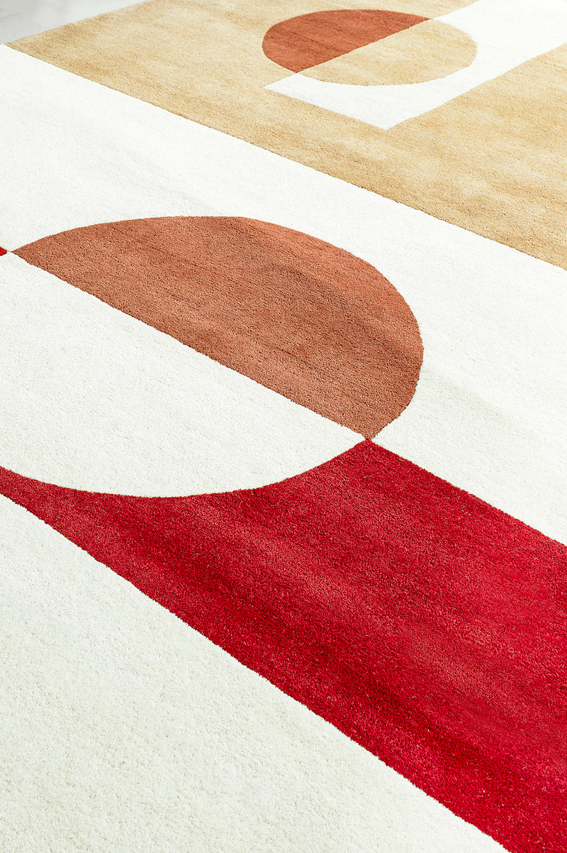 Tapis beige en laine - Irmaos Beige - 4 - Toulemonde Bochart