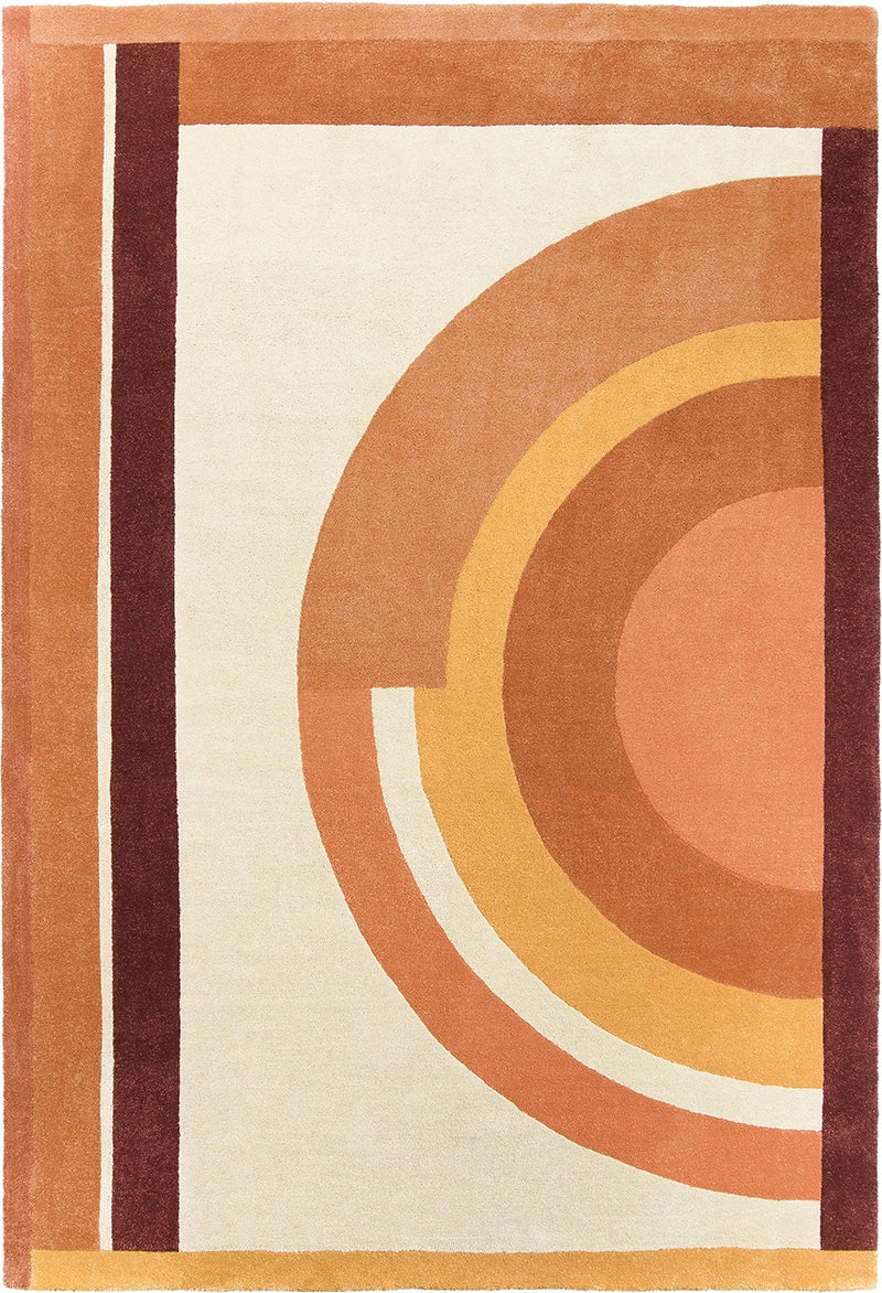 Tapis ocre en PET recyclé - Josep Ocre - 1 - Toulemonde Bochart