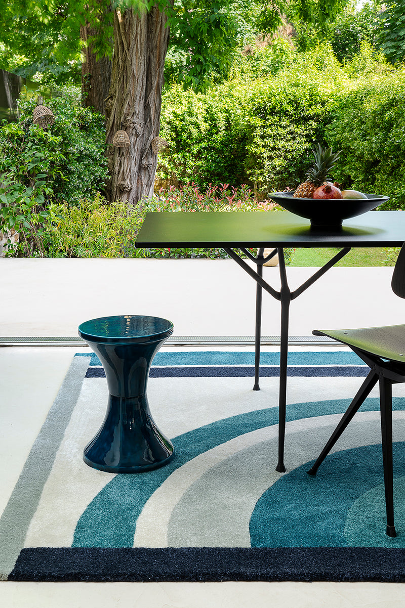 Tapis bleu en PET recyclé - Josep Celadon - 6 - Toulemonde Bochart