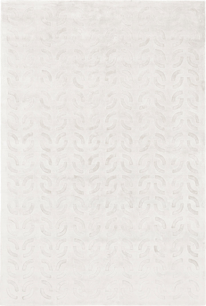 Tapis blanc en tencel - Wilton Blanc - 1 - Toulemonde Bochart
