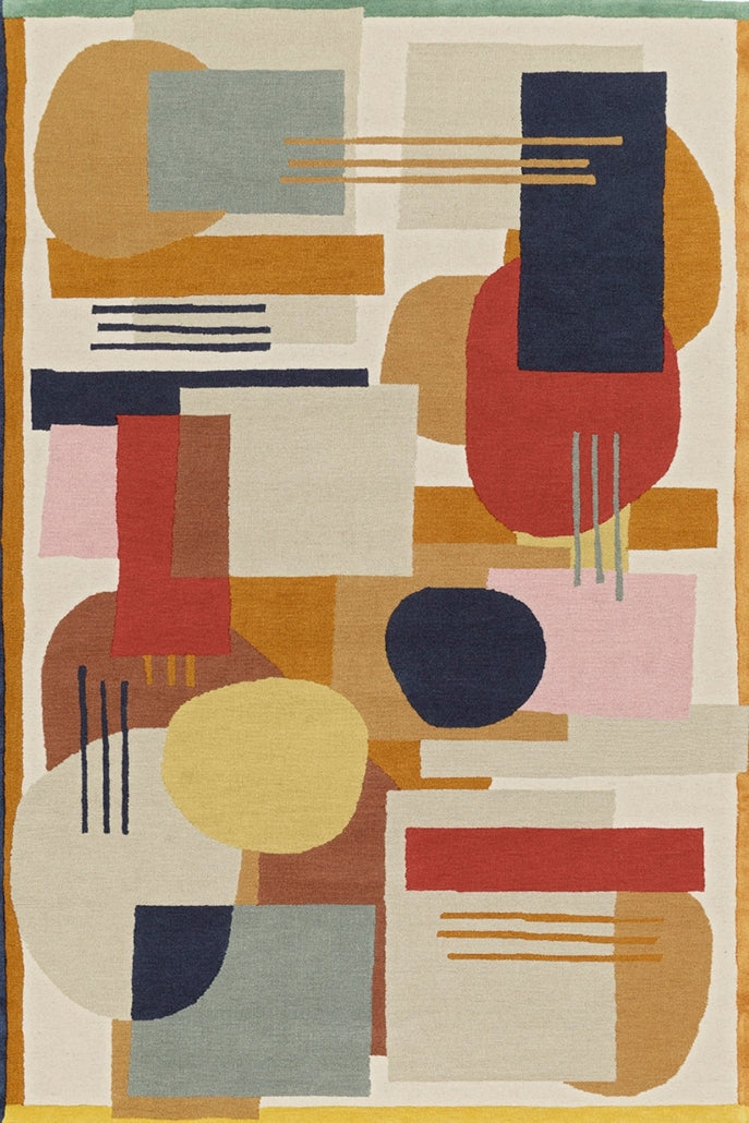 Tapis multicolore en laine - Artopia Multi - 1 - Toulemonde Bochart