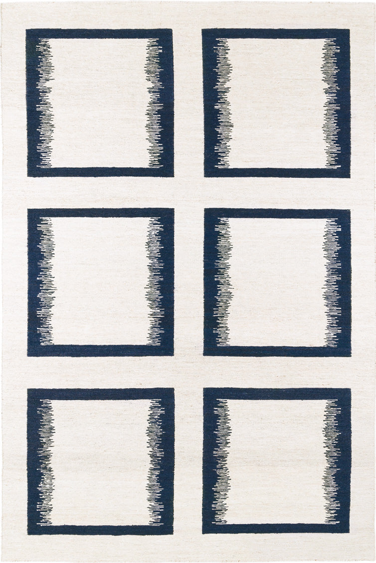 Tapis bleu 100% golden jute - Ciutadella Bleu - 1 - Toulemonde Bochart