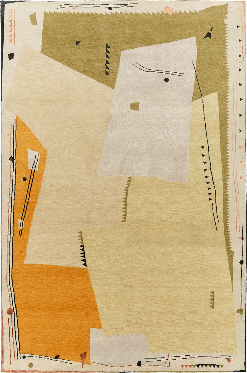 Tapis beige en laine - Jason Automne - 1 - Toulemonde Bochart