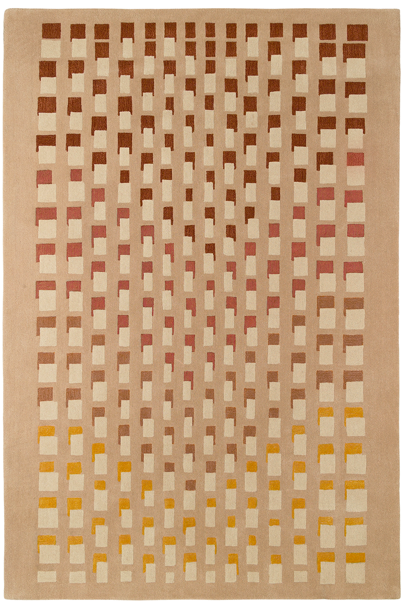 Tapis brun en laine - Ombra Terracotta - 1 - Toulemonde Bochart