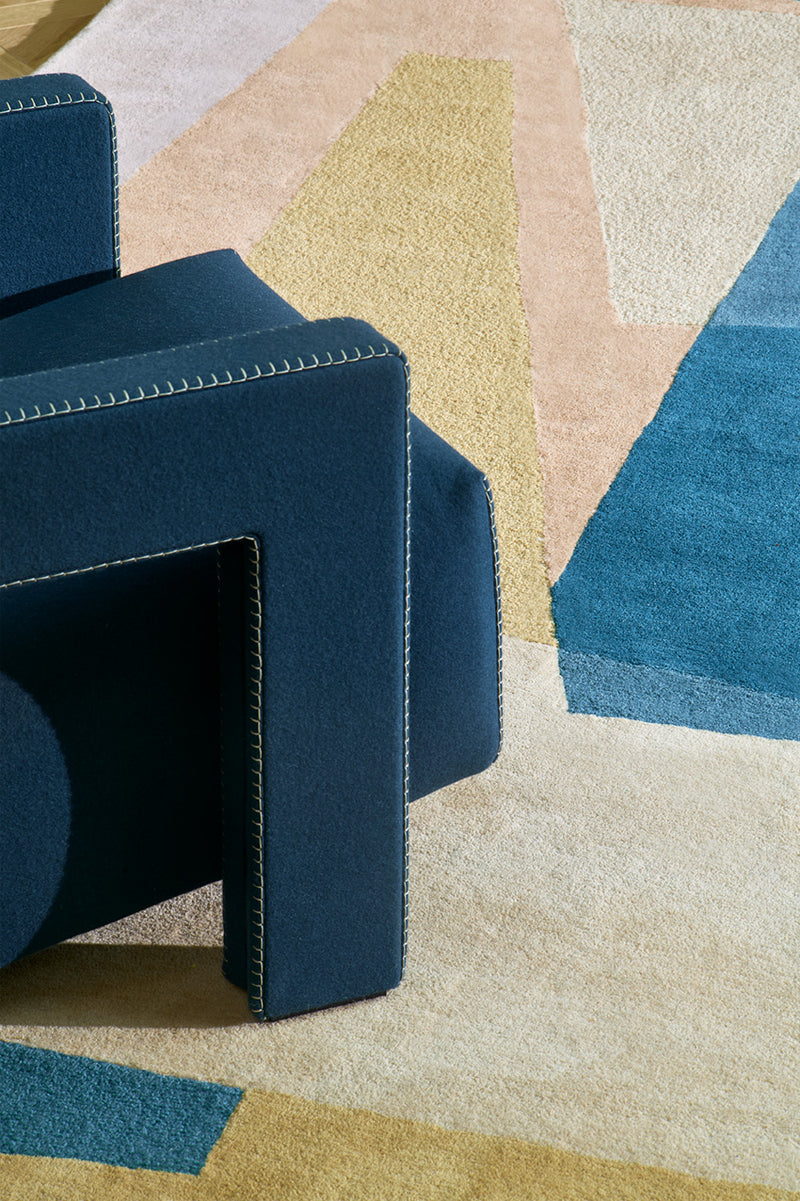 Tapis multicolore en laine - Pablo Automne - 4 - Toulemonde Bochart
