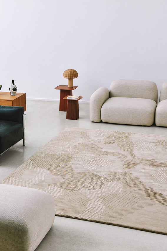 Tapis beige en laine - Paysage Naturel - 2 - Toulemonde Bochart