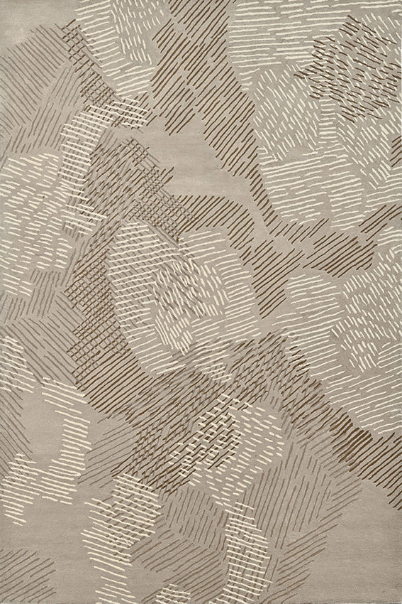 Tapis beige en laine - Paysage Naturel - 1 - Toulemonde Bochart