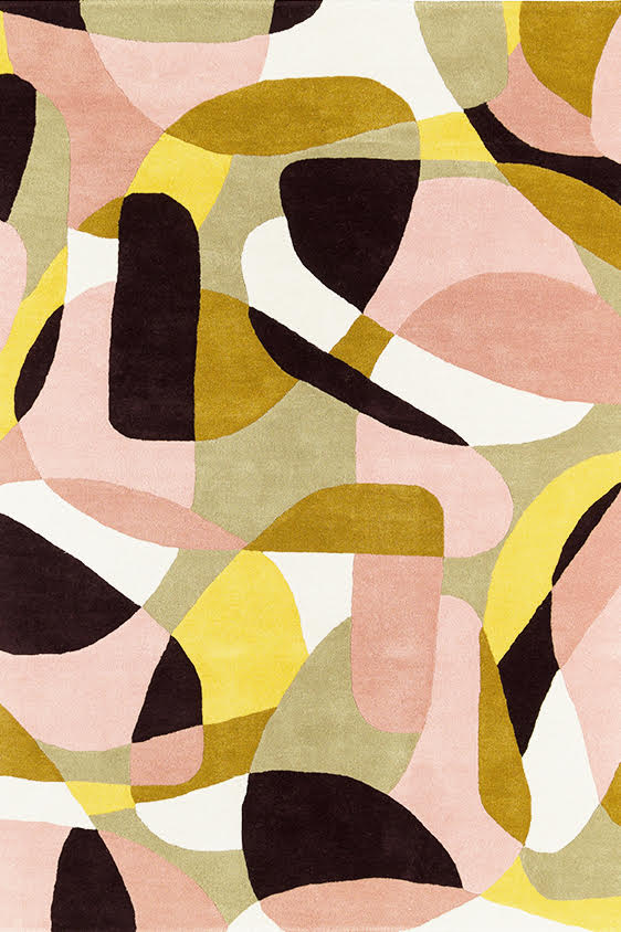 Tapis multicolore en laine - Portofino Printemps - 1 - Toulemonde Bochart