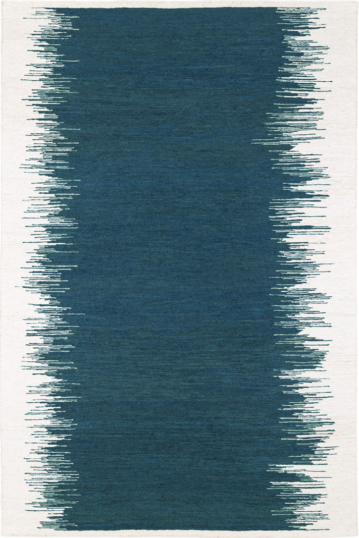 Tapis bleu 100% golden jute - Saona Bleu - 1 - Toulemonde Bochart