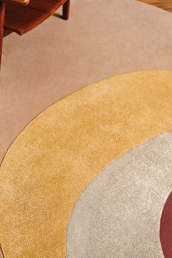 Tapis beige en laine et soie végétale - Spirit Beige - 4 - Toulemonde Bochart