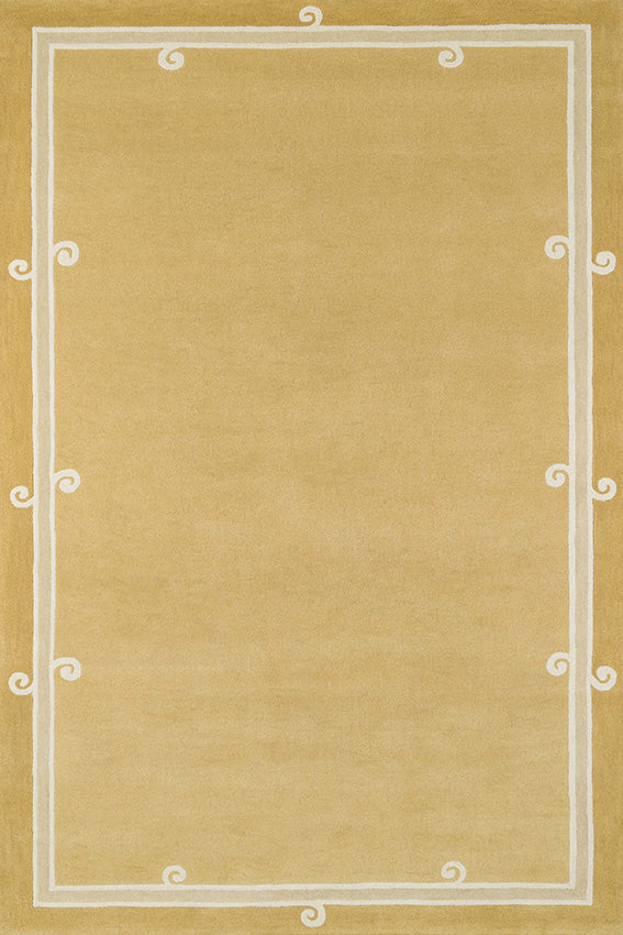 Tapis beige en laine - Syracuse Jaune - 1 - Toulemonde Bochart