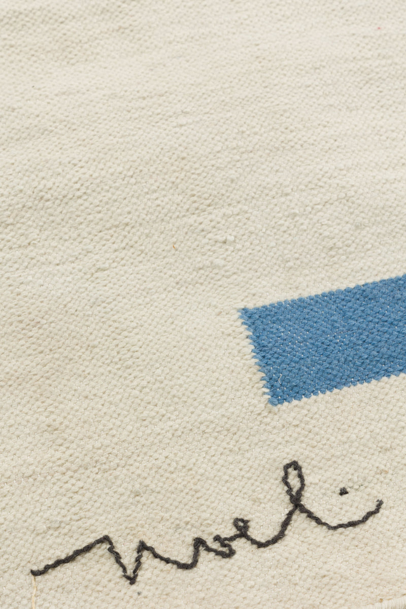 Tapis bleu en PET - Tandeta Bleu - 6 - Toulemonde Bochart
