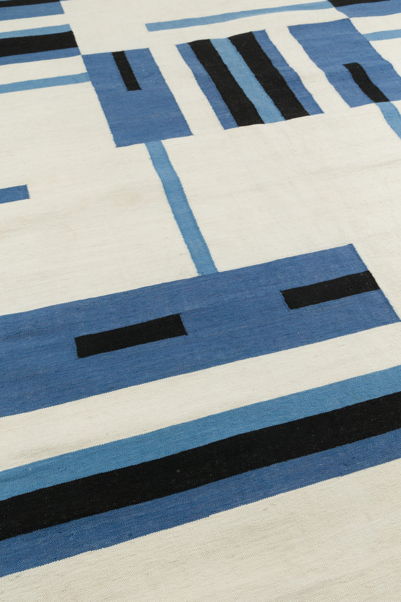 Tapis bleu en PET - Tandeta Bleu - 5 - Toulemonde Bochart
