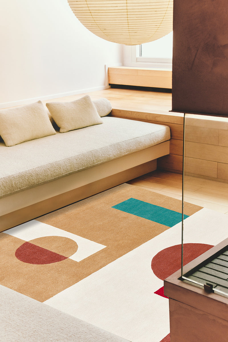 Tapis beige en laine - Irmaos Beige - 3 - Toulemonde Bochart