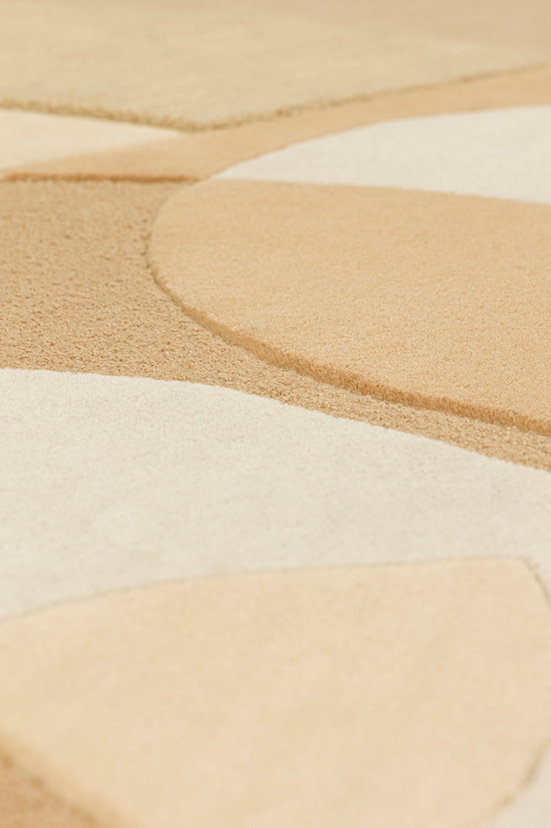 Tapis beige en laine - Aduma Sable - 4 - Toulemonde Bochart