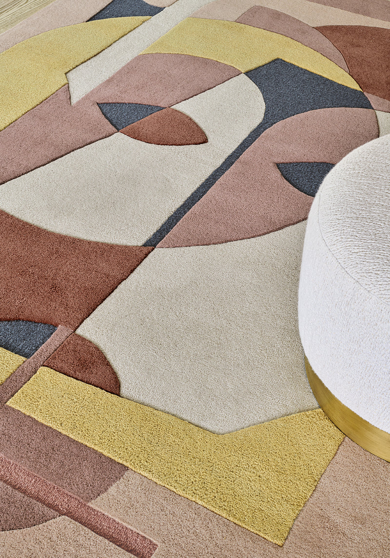 Tapis rose en laine - Aduma Terracotta - 3 - Toulemonde Bochart