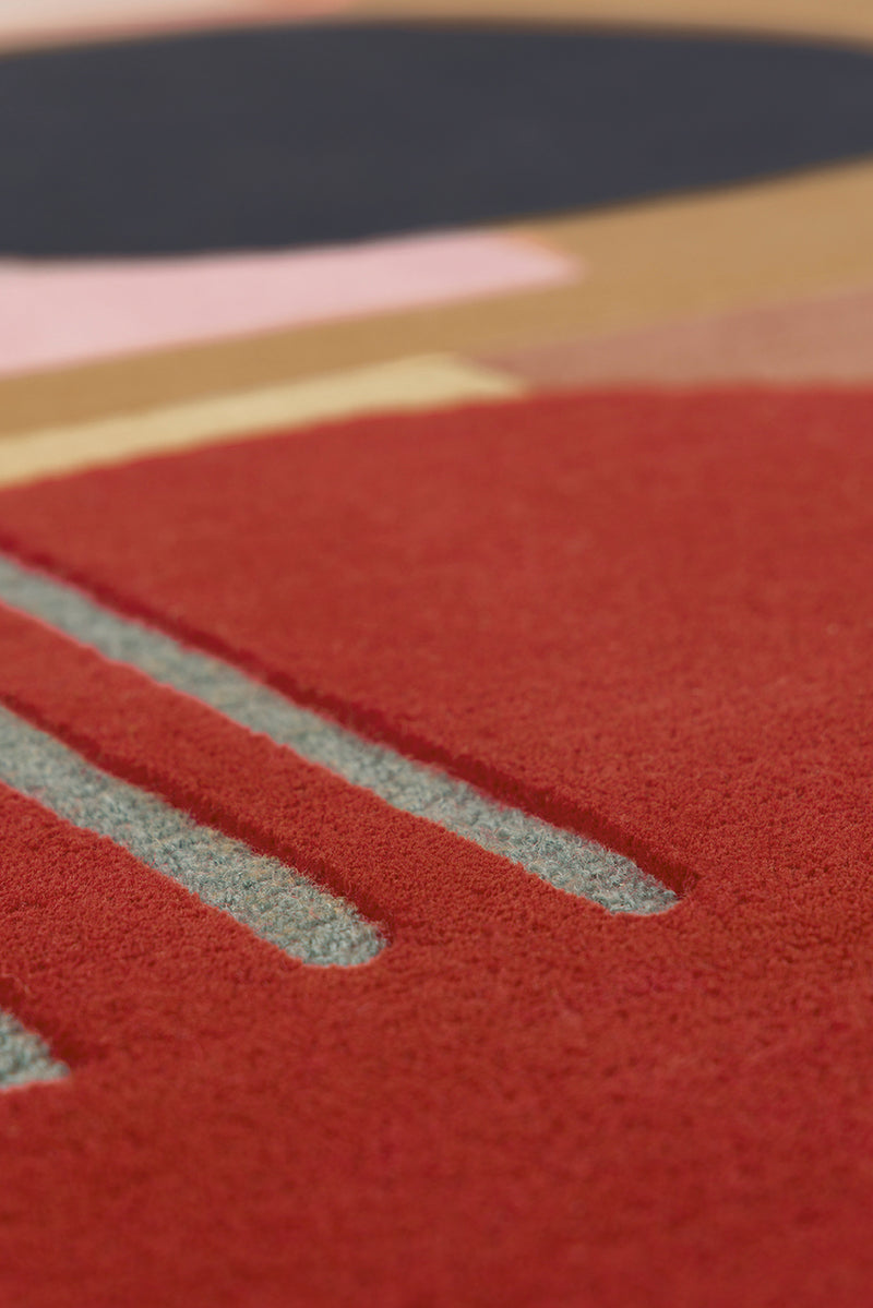 Tapis multicolore en laine - Artopia Multi - 5 - Toulemonde Bochart