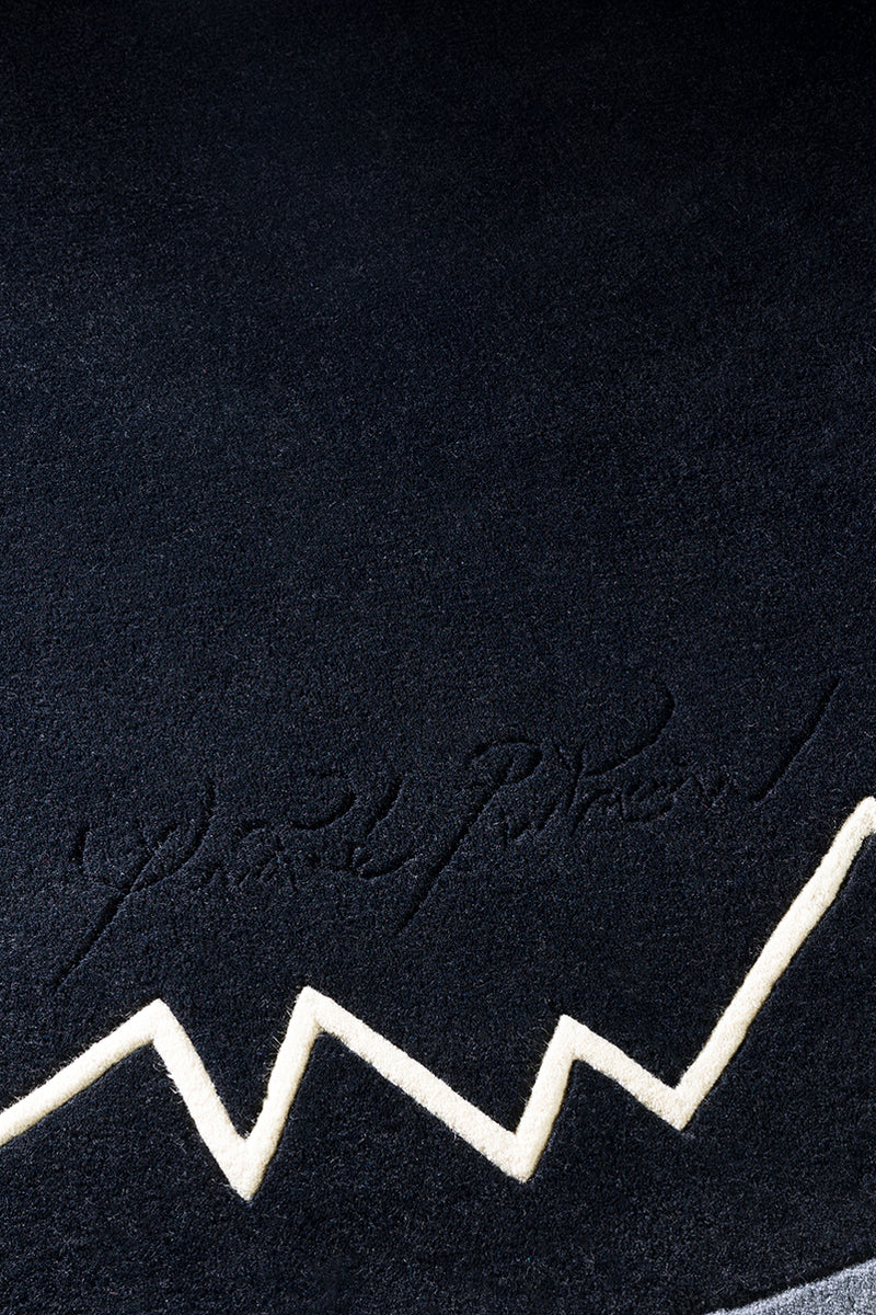 Tapis noir en laine - Baikal Noir - 3 - Toulemonde Bochart