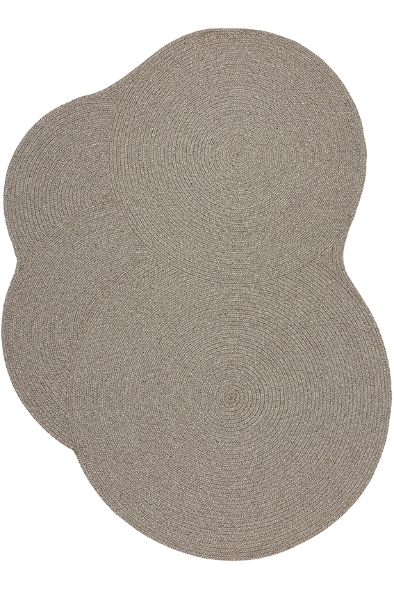 Tapis gris en polypropylène - Cloud Gris - 1 - Toulemonde Bochart