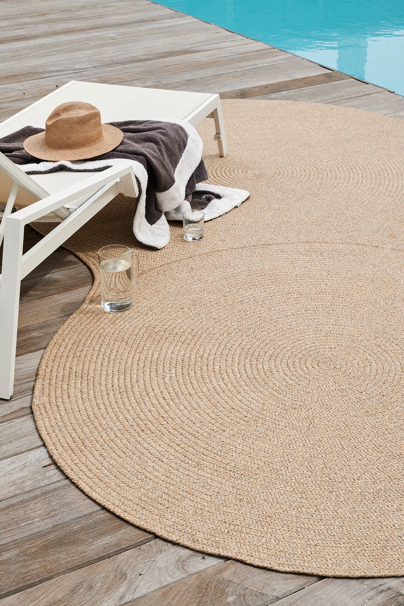 Tapis beige en polypropylène - Cloud Naturel - 3 - Toulemonde Bochart