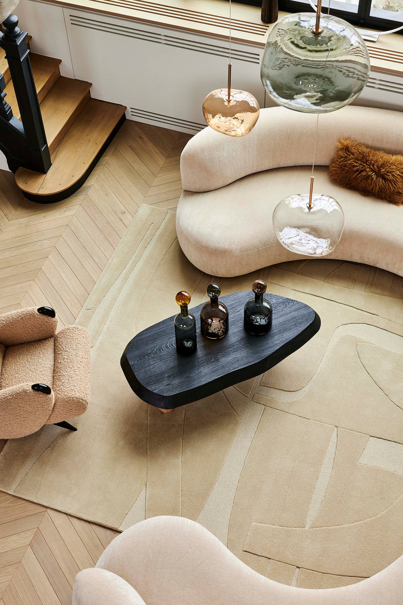 Tapis beige en laine - Collage Beige - 3 - Toulemonde Bochart