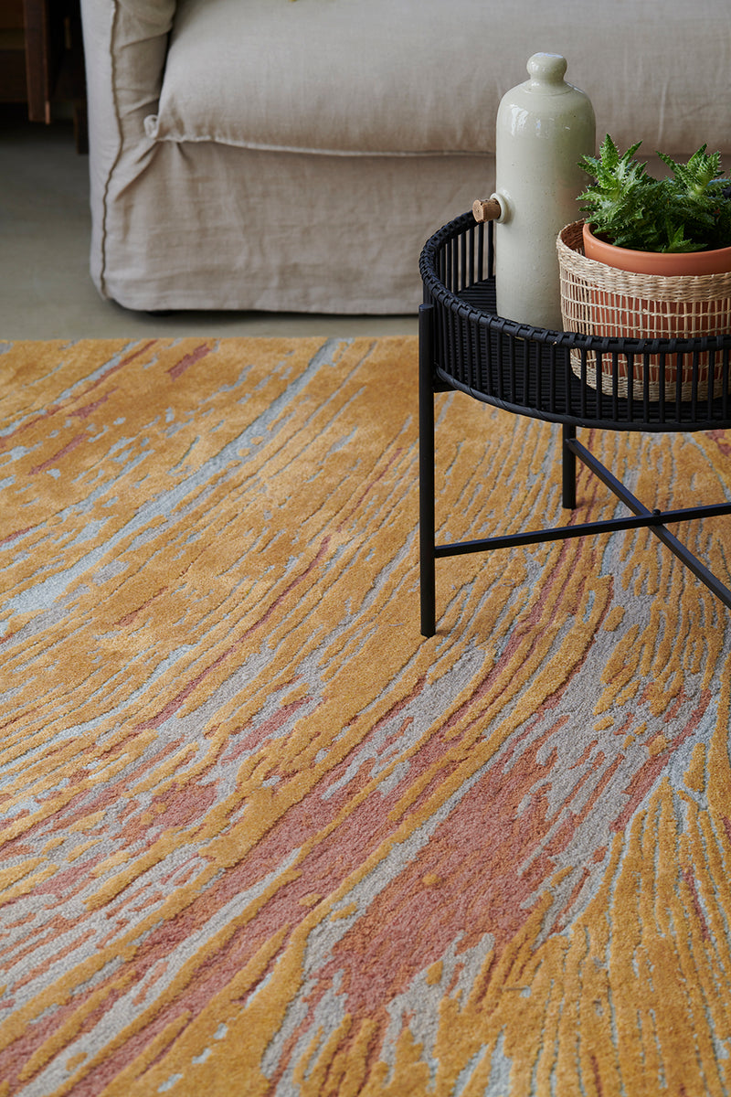 Tapis brique en PET recyclé - Etna Epice - 3 - Toulemonde Bochart