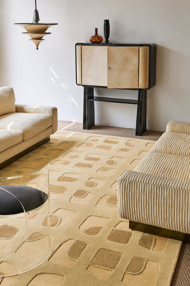 Tapis beige en laine et viscose - Faro Beige - 2 - Toulemonde Bochart