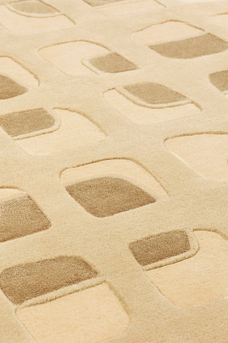 Tapis beige en laine et viscose - Faro Beige - 4 - Toulemonde Bochart
